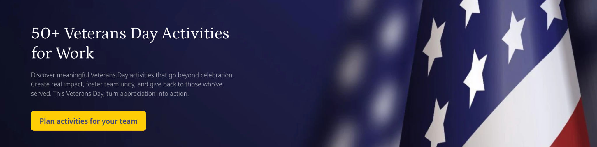 Goodera's Veterans Day volunteering catalog