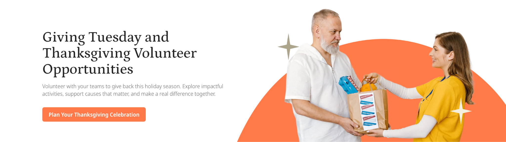 Goodera's Giving Tuesday and Thanksgiving Volunteering Catalog