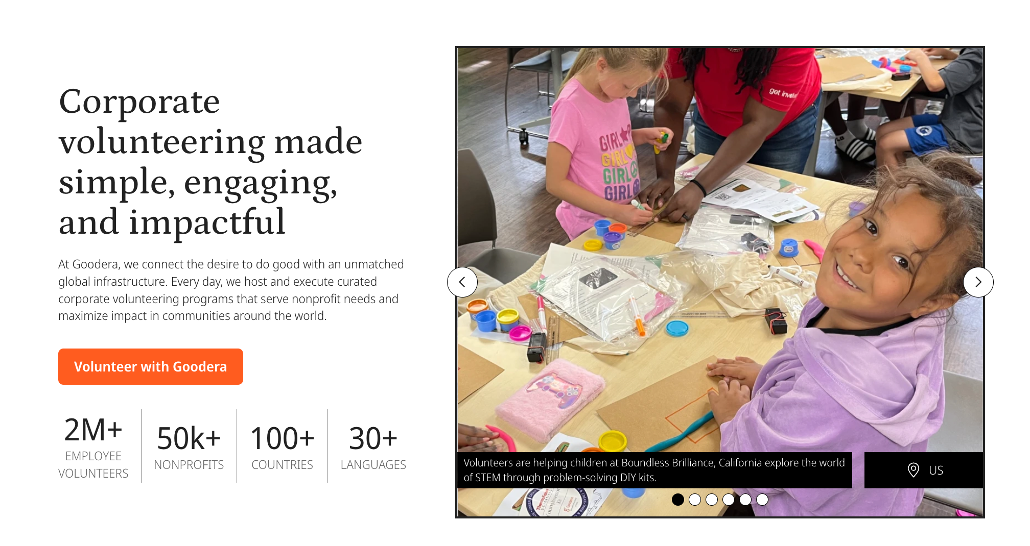 child engaging with a volunteered education resource