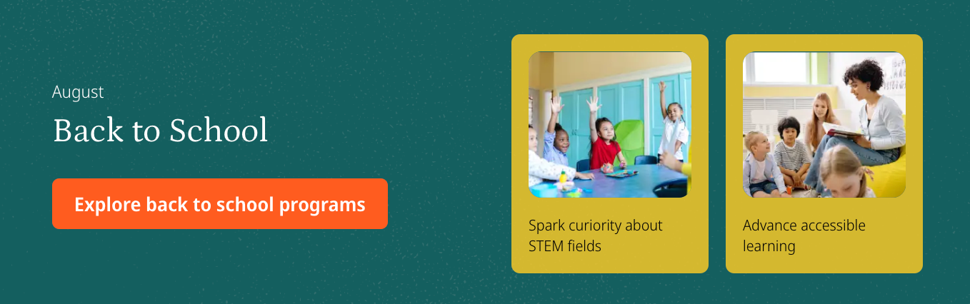 Goodera's Back-to-School volunteering catalog