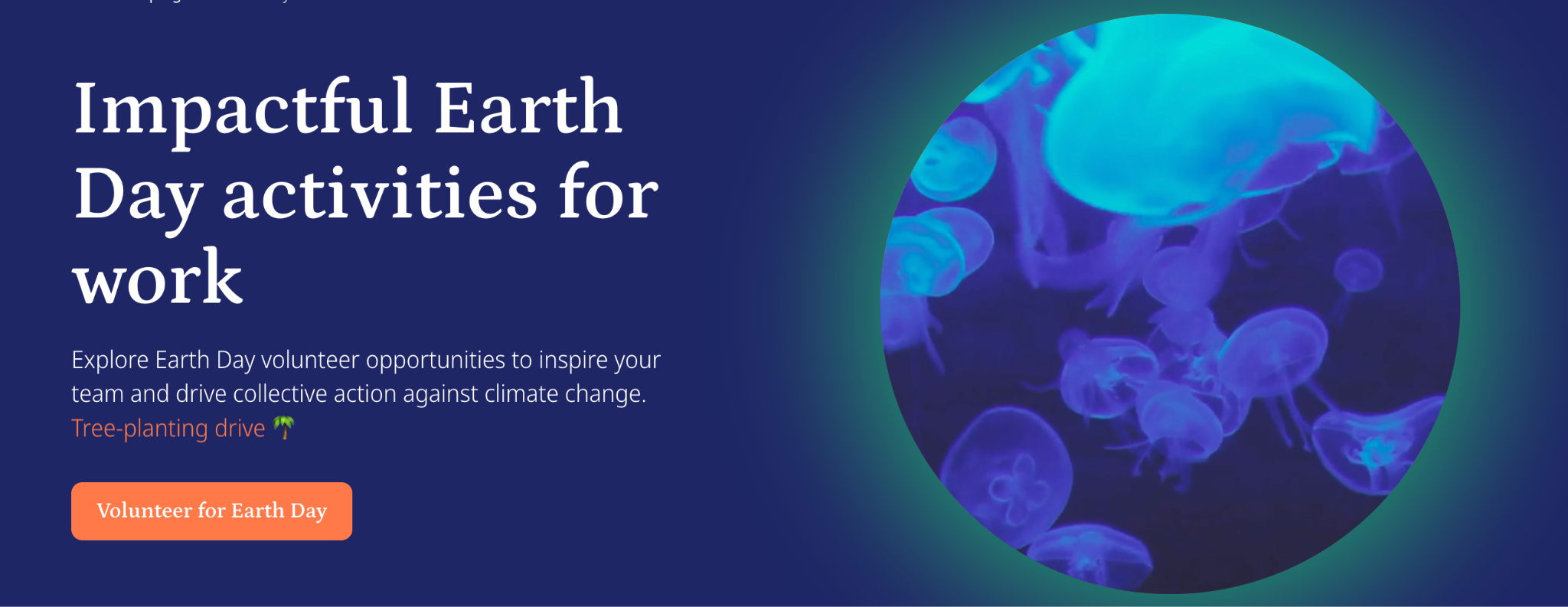 Goodera's Earth Day volunteering catalog.