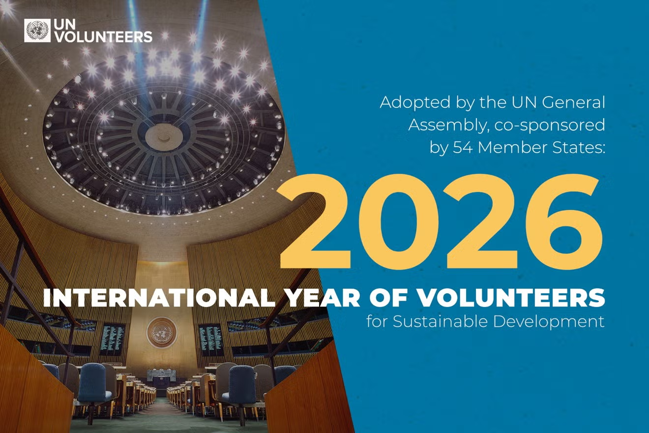 2026 as the International Year of Volunteers