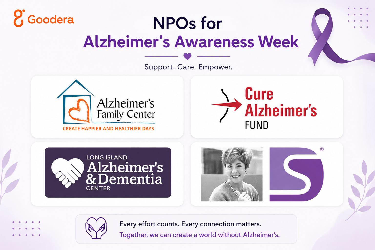 NPOs to work with for Alzheimer’s awareness week