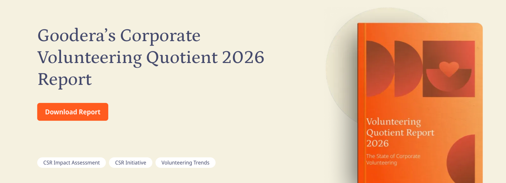 Goodera's global corporate volunteering quotient report for 2026