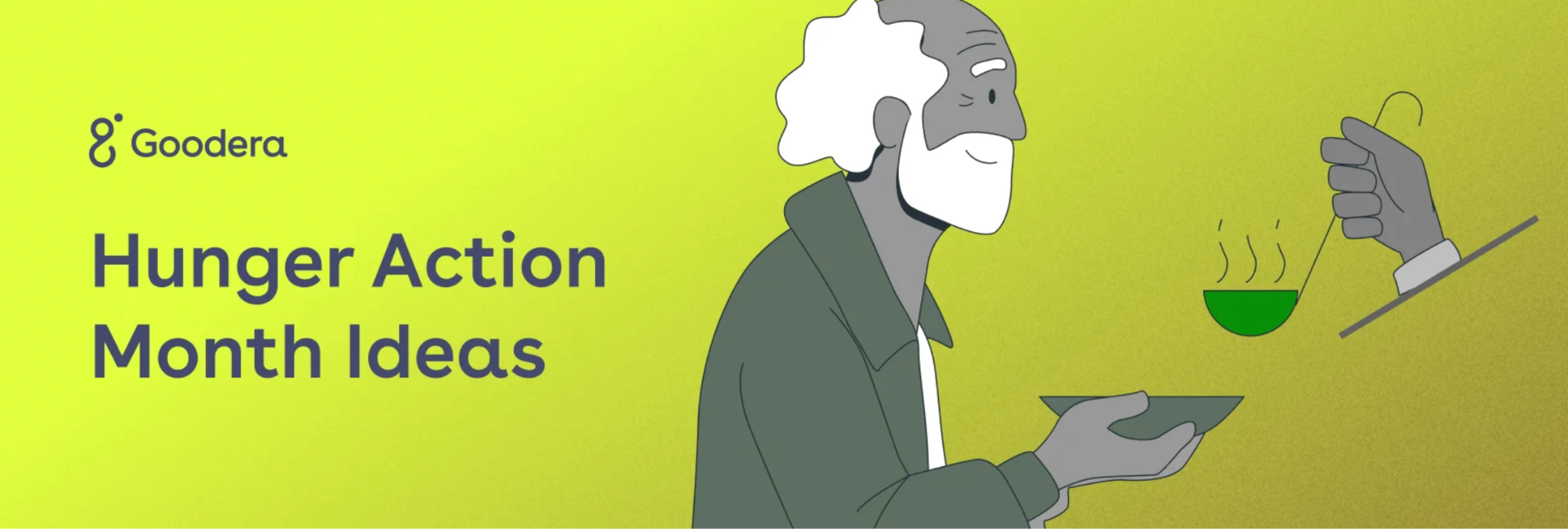 Blog banner titled Hunger Action Month Ideas