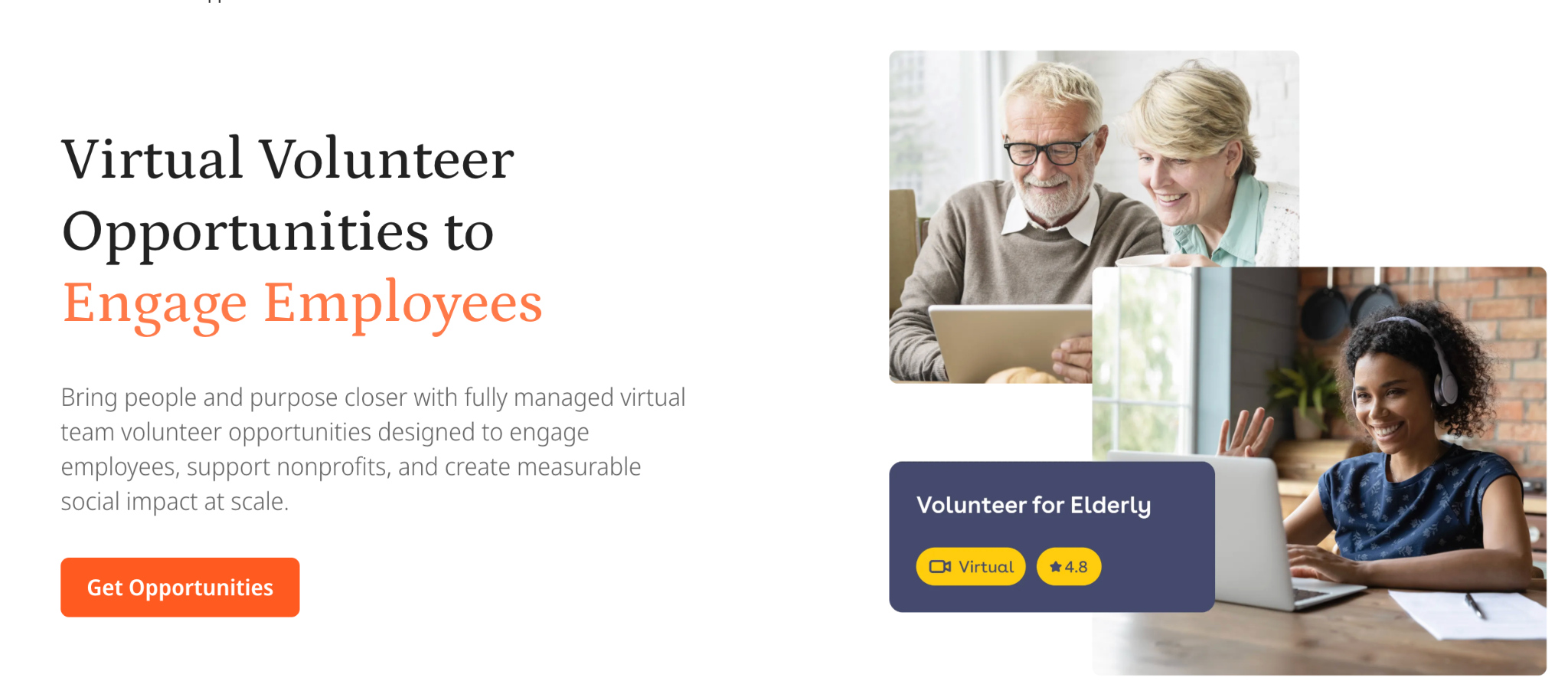 goodera's virtual voluteering opportunites catalog