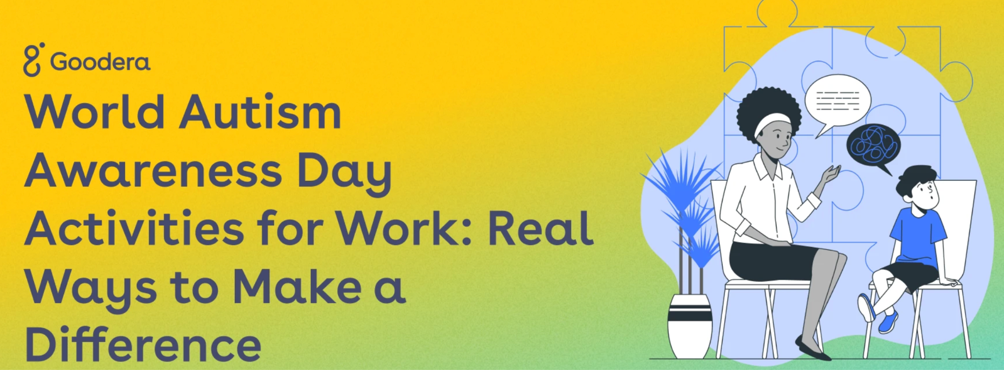 Goodera's catalog on World Autism Awareness Day activities for work