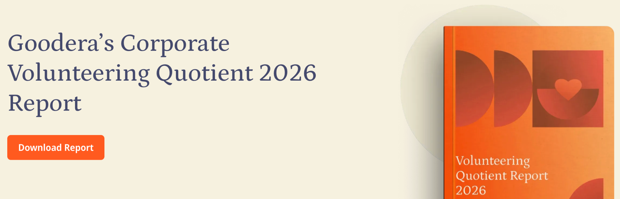 Goodera's catalog of Corporate volunteering Quotient 2026 report