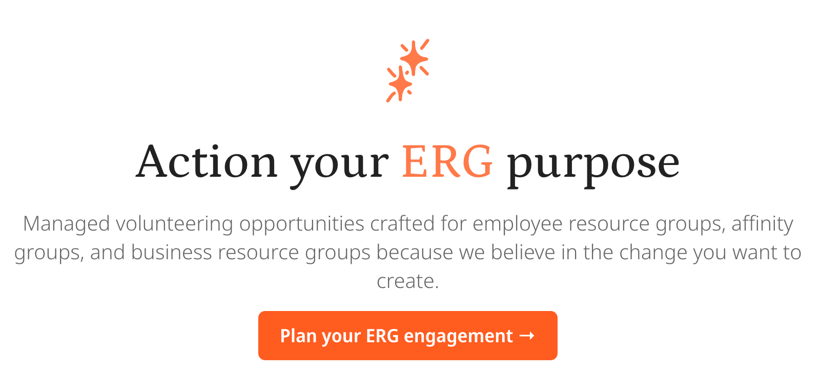 Goodera's catalog of employee resource group discussion 