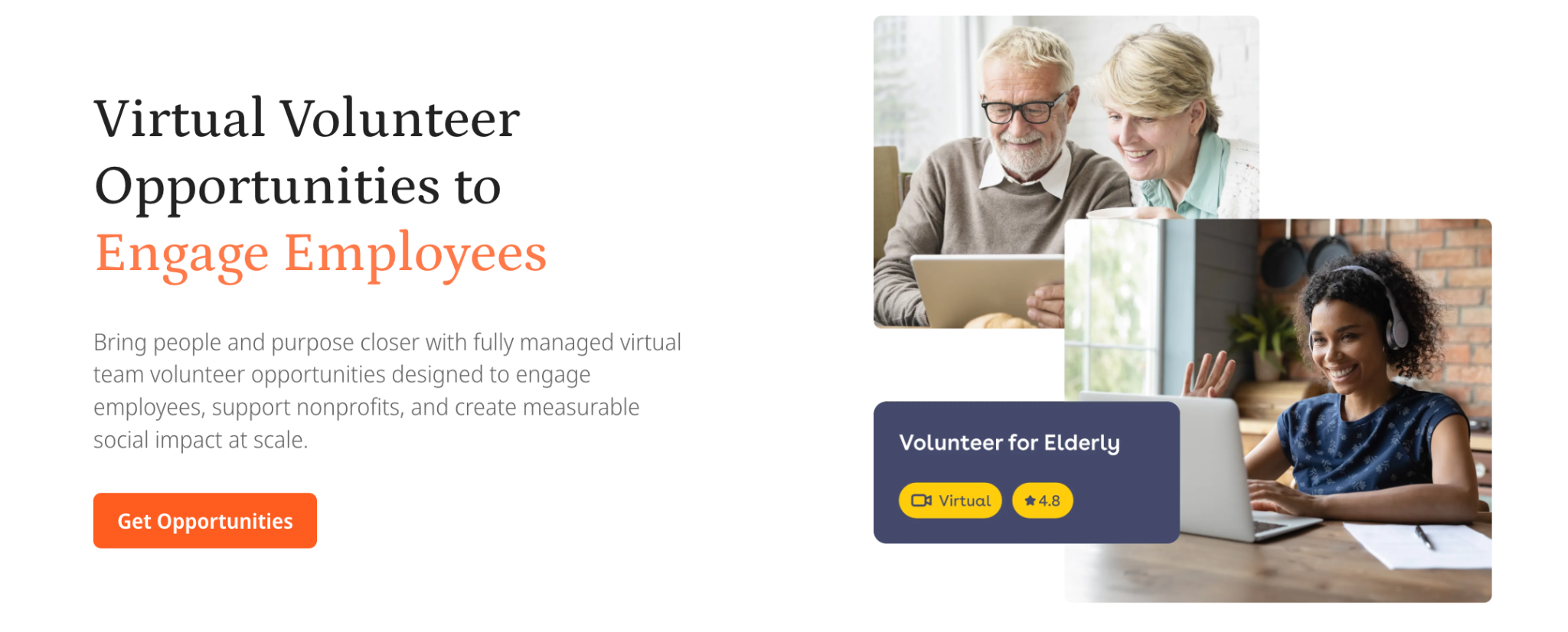 Goodera's virtual volunteering catalog