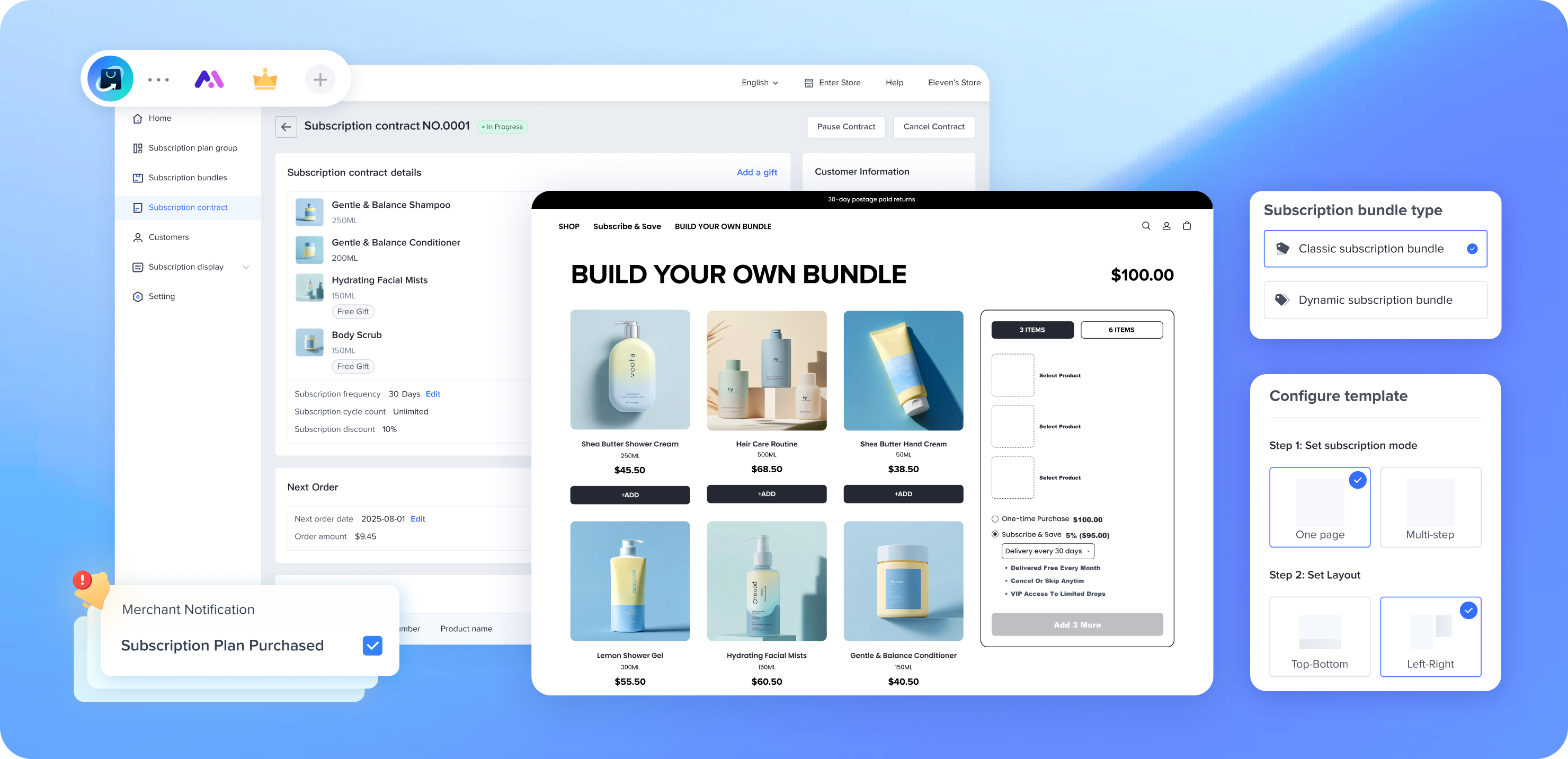 All-in-one subscription engine, built for growth