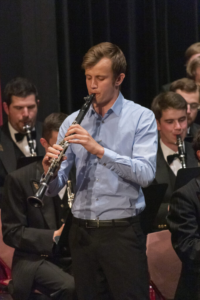 Benedikt Hächler à la clarinette