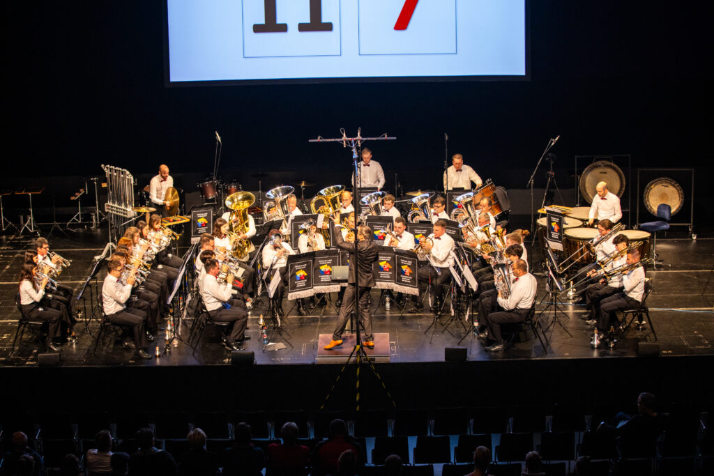 Musiker auf der Bühne