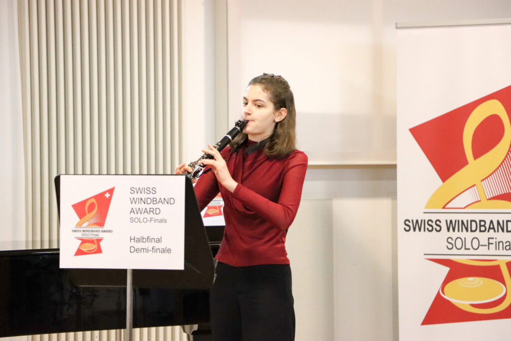 Sophie Ammeter à la clarinette.