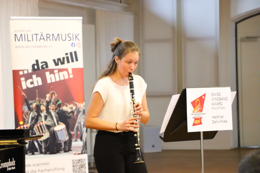 Corine Schnyder à la clarinette
