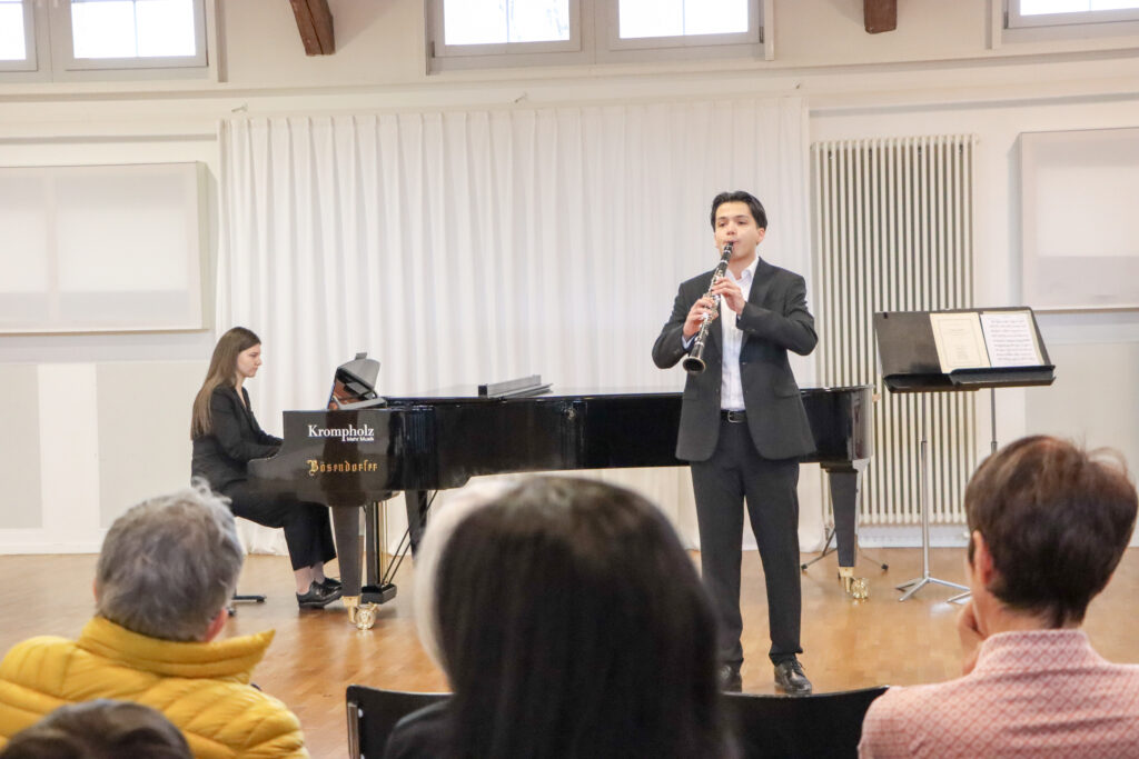 Diego Daverio à la clarinette