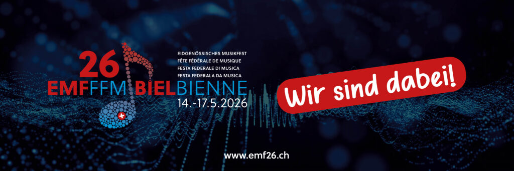 Logo EMF26 «Wir sind dabei!»