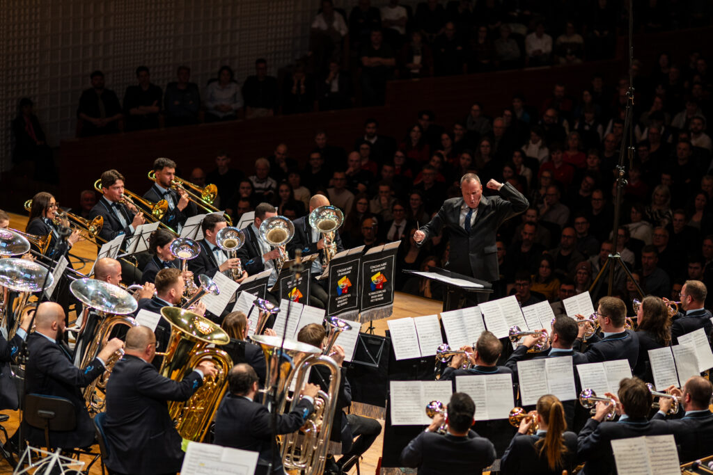Brass band sur scène