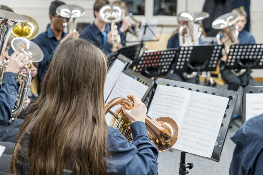 Groupe de jeunes musiciens