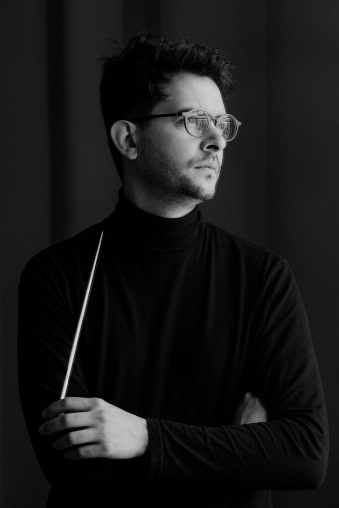 Cristian Alvarez Olaya mit Taktstock