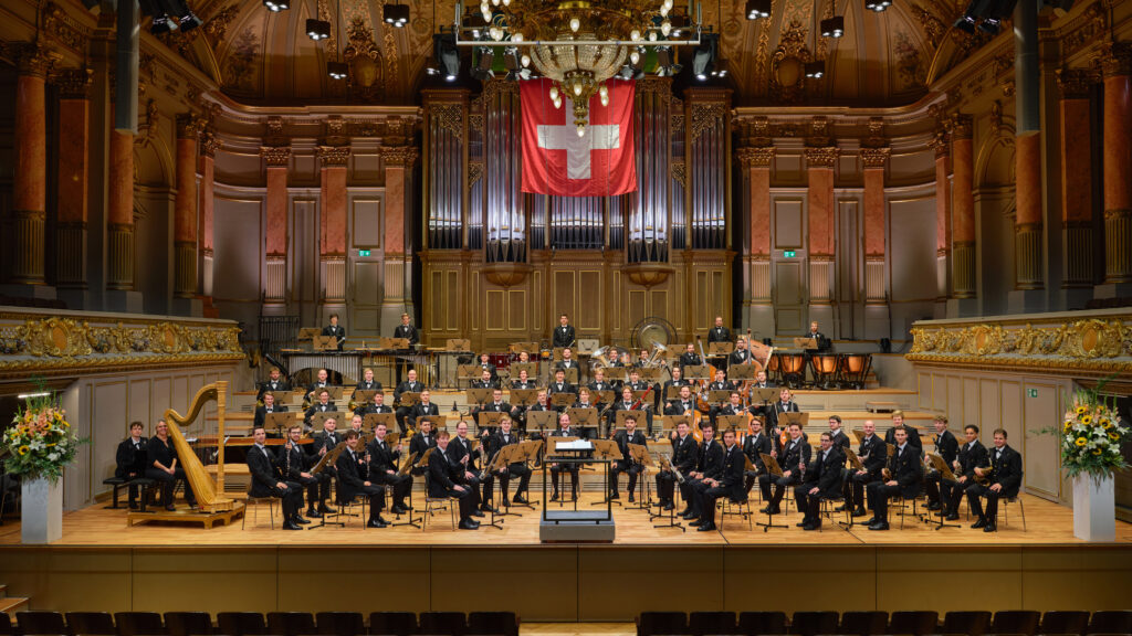 Orchesterfoto Symphonisches Blasorchester Schweizer Armeespiel