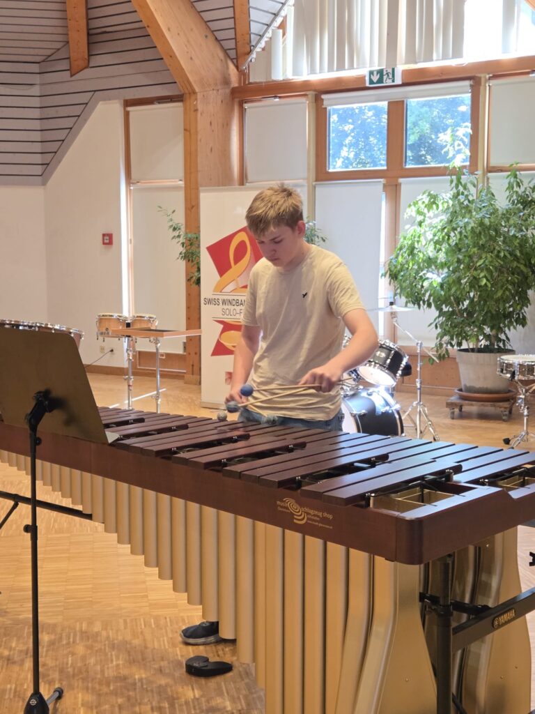 Fabio Arber au marimba