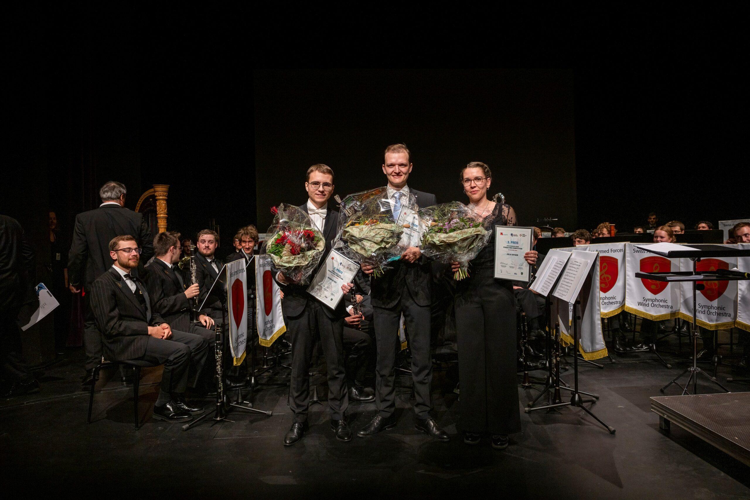 Trois distinctions à la Conducting Competition de Baden