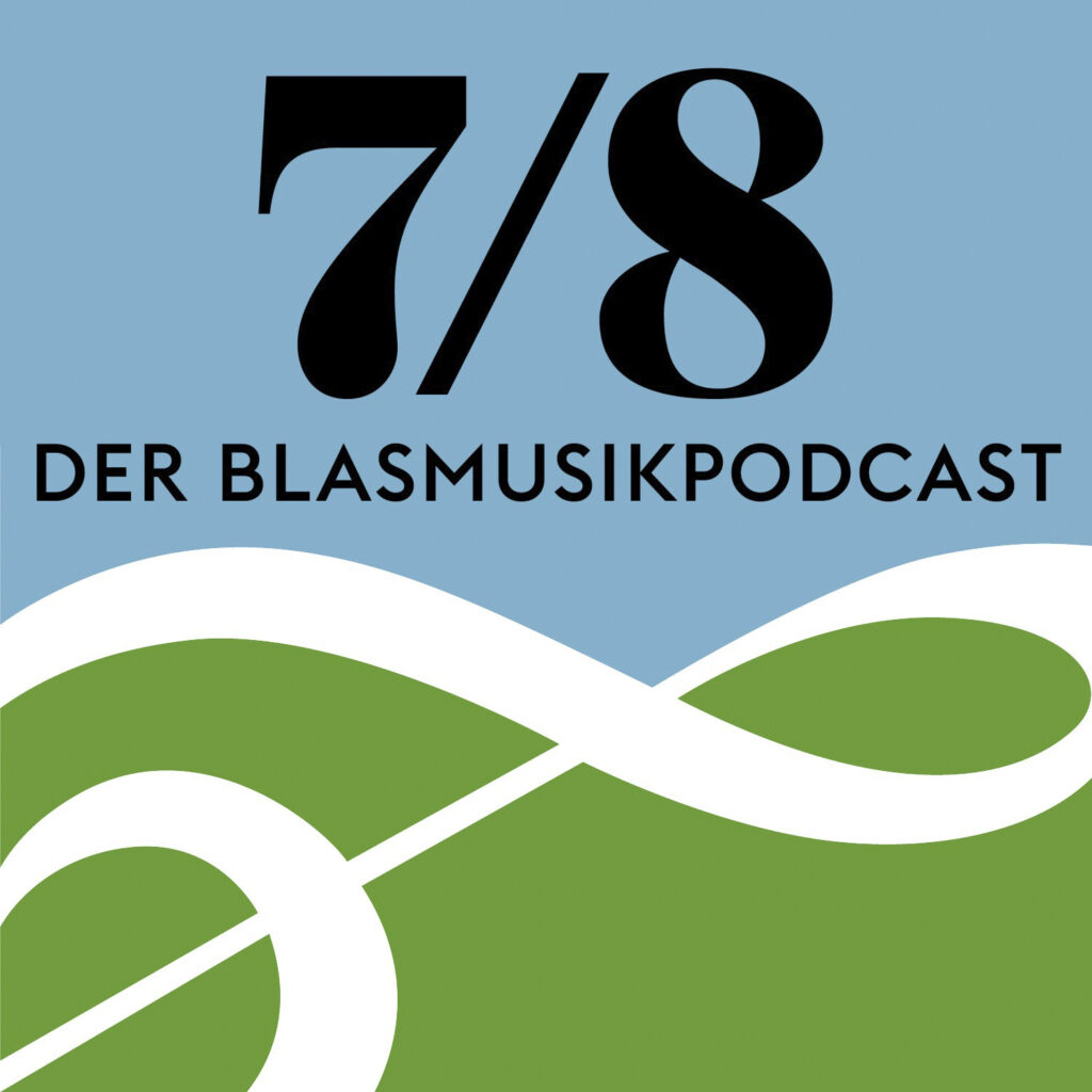 Brand des «7/8 - Der Blasmusikpodcast»