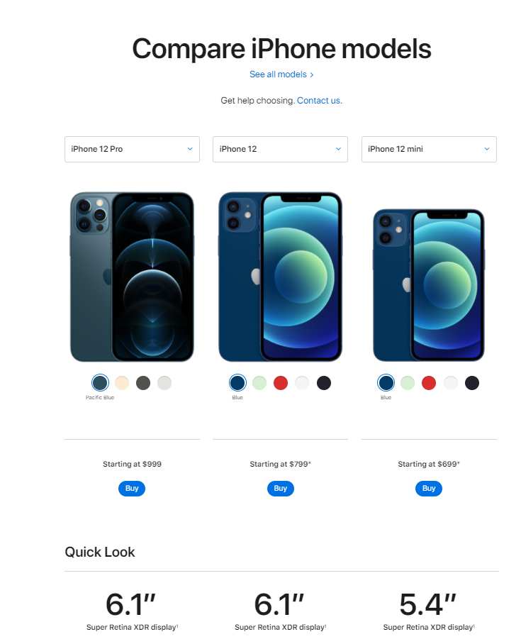 hierarchy in Apple's design