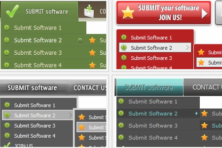 flash menu examples