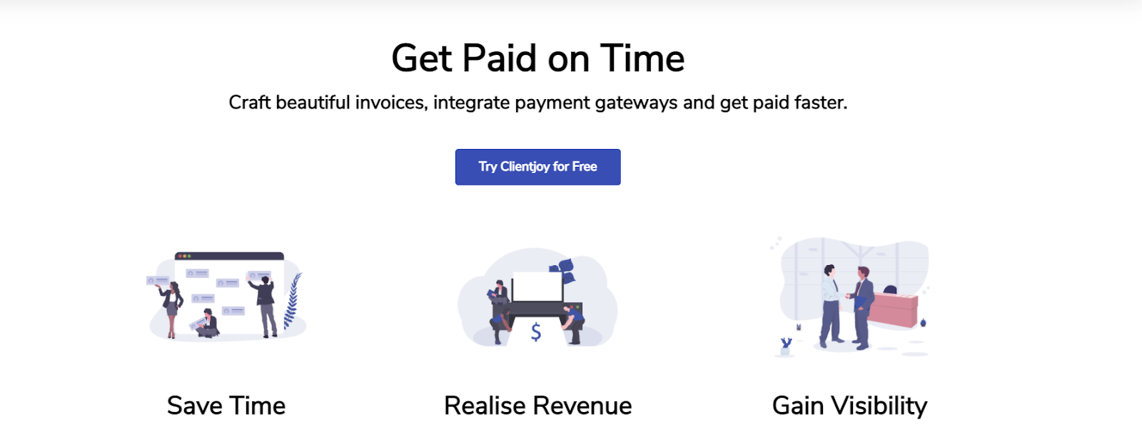 example of contrast in web design