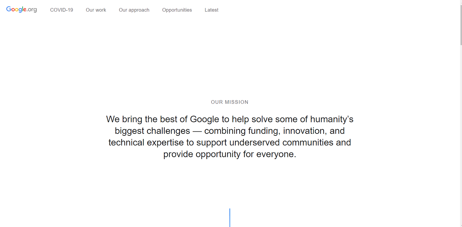 example of movement in web design