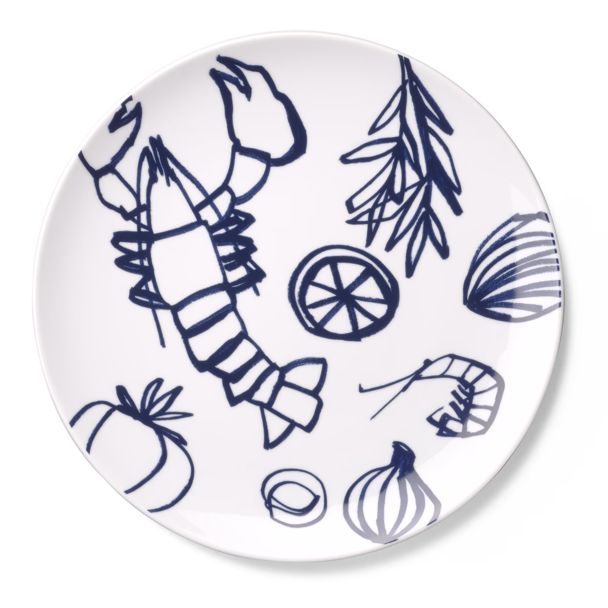 Servierplatte in Marine Blau aus der neuen Serie Brasserie von Dibbern.
Spülmaschinen und Mikrowellenfest.