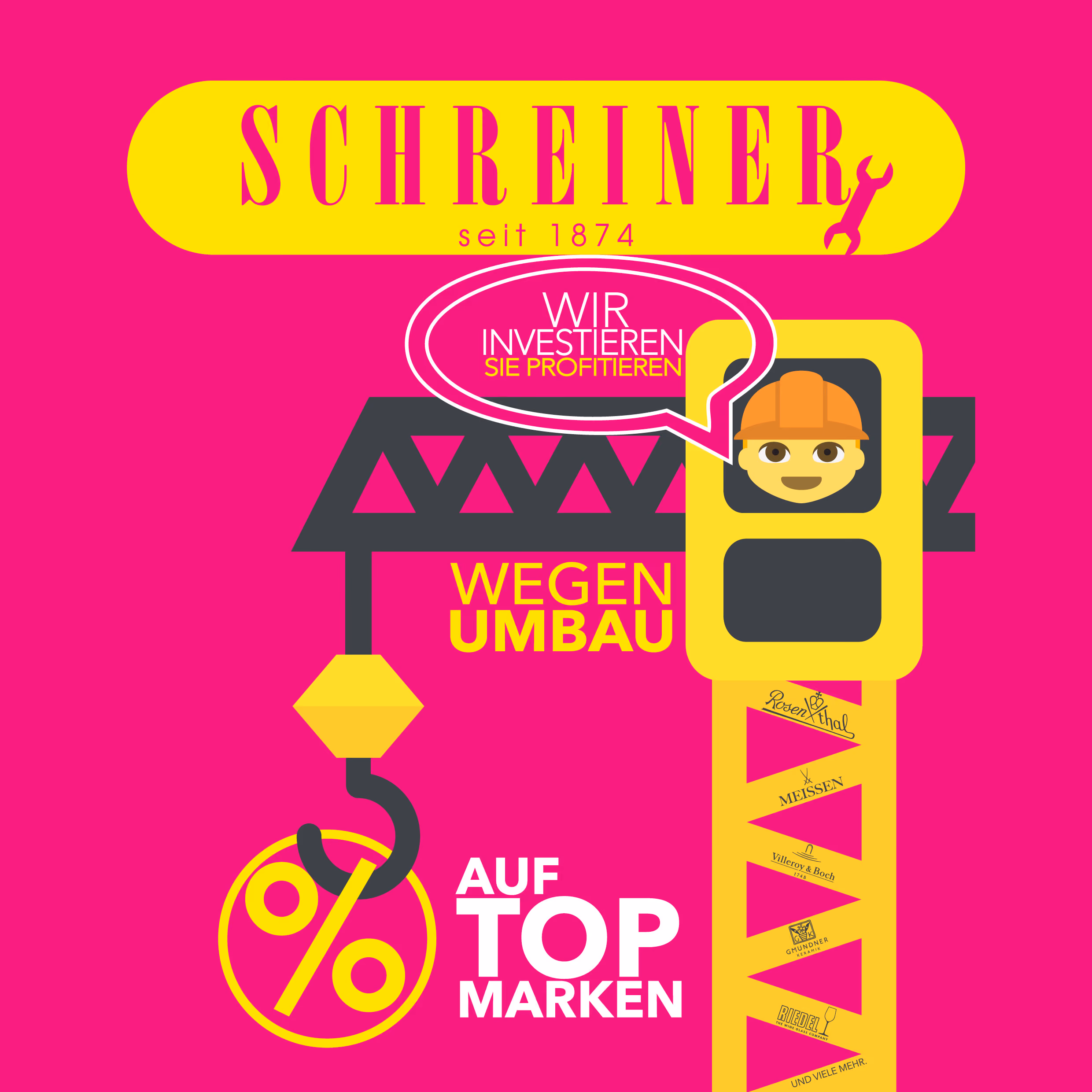 Umbau OG - Baustellenangebote und Aktionen