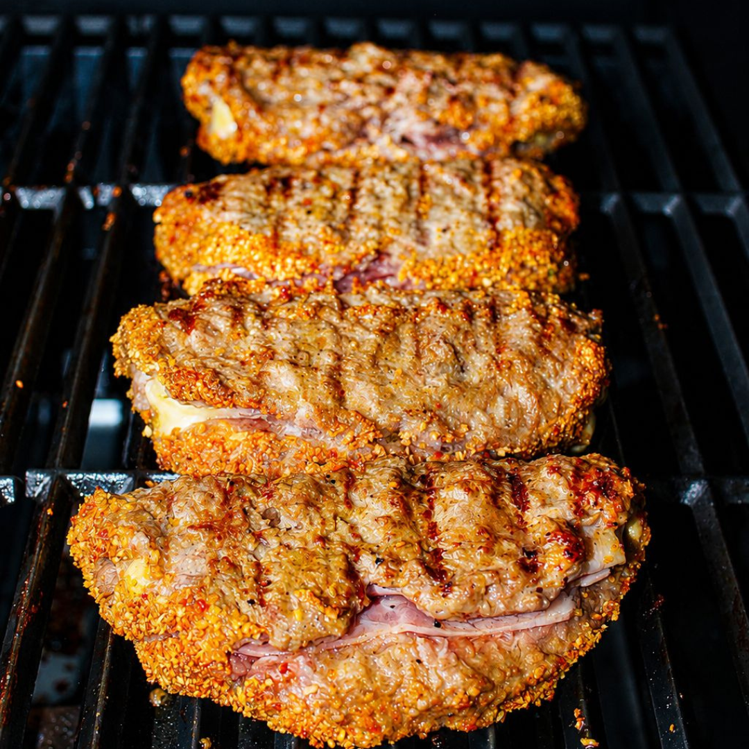 Hochlandrind Cordon bleu