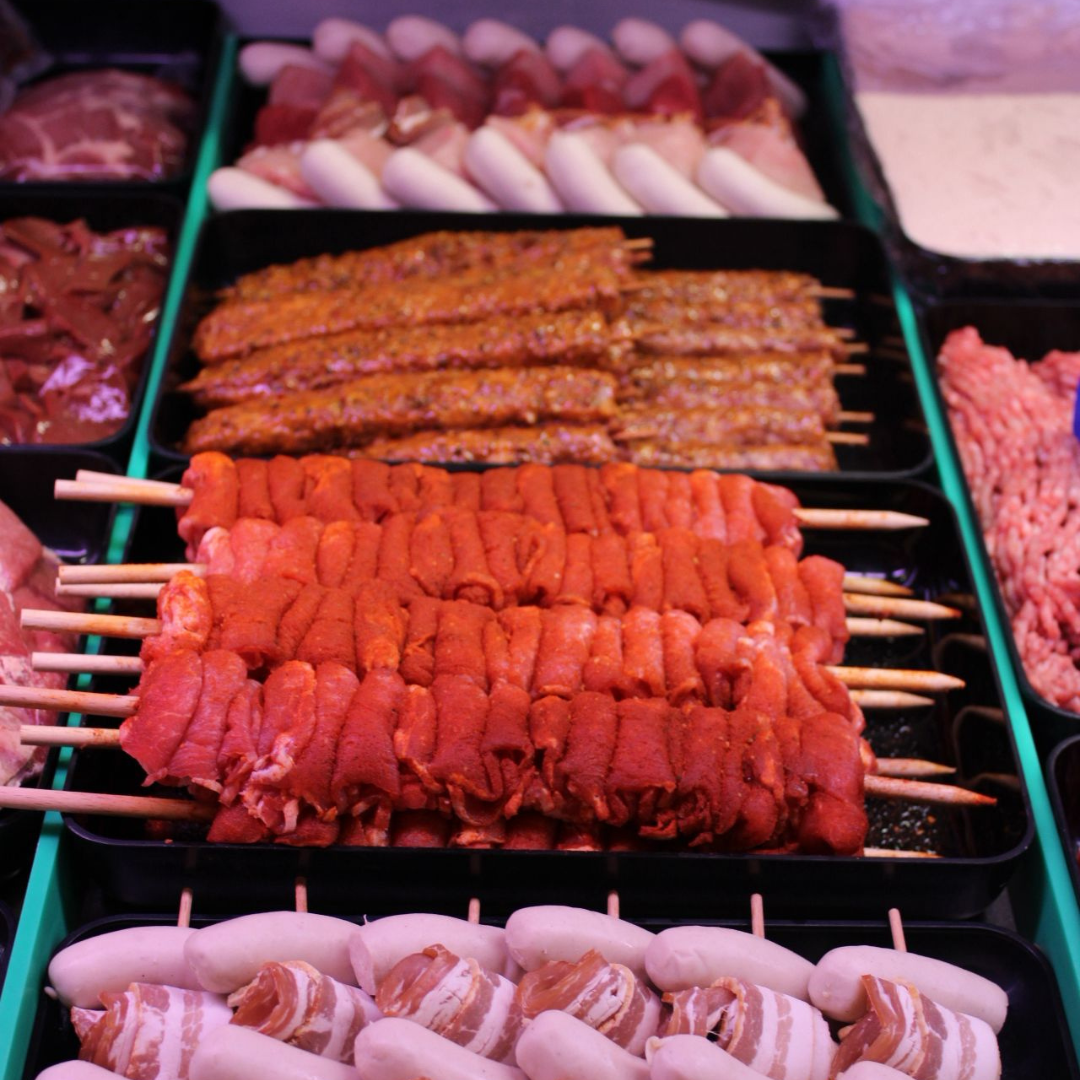 Hausgemachte Grillspiessli
