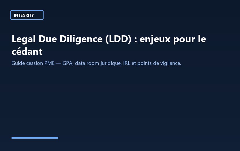 Legal Due Diligence
