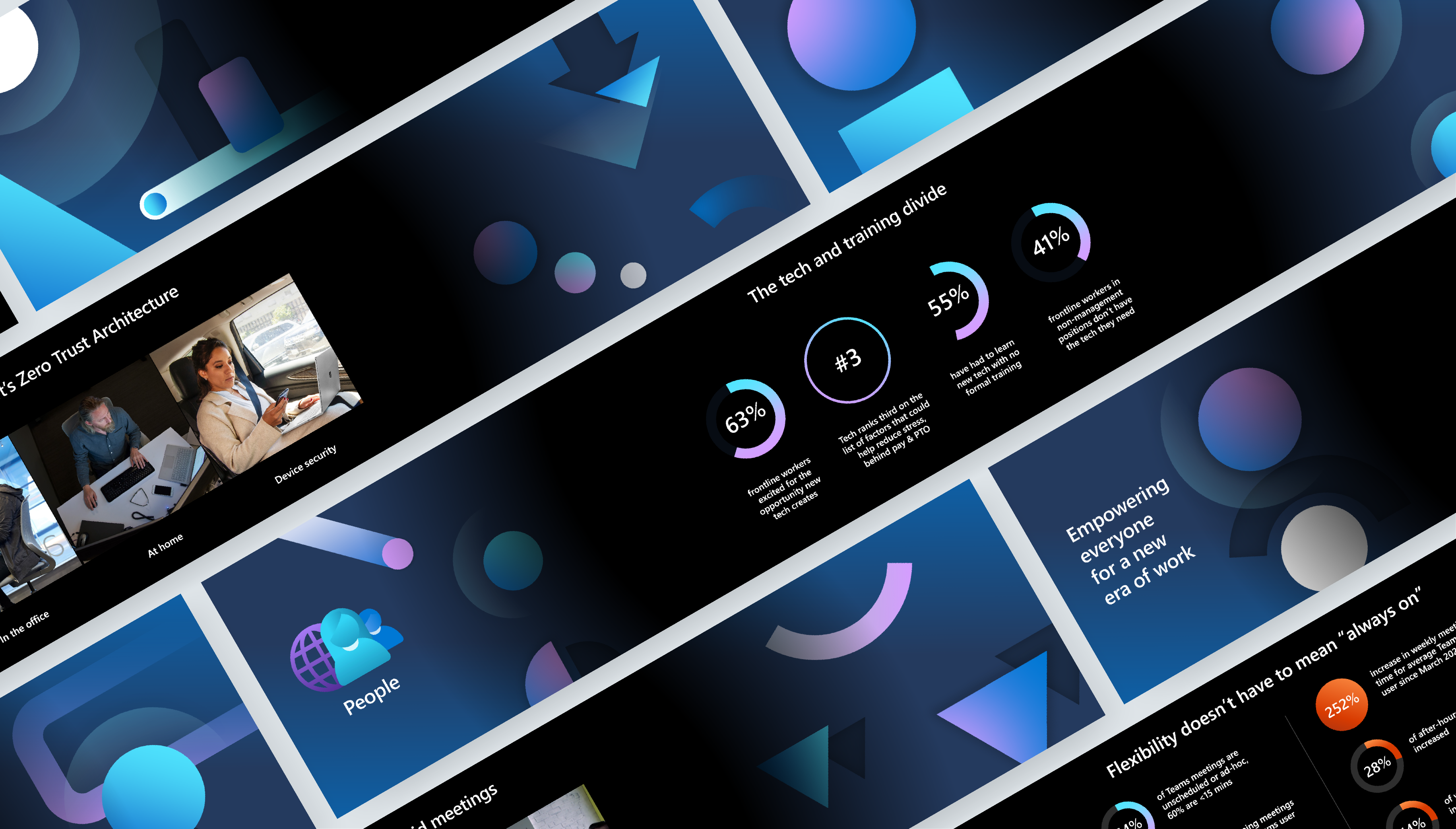 Human resources keynote design | Slide designs with Microsoft branding | Presentation design portfolio | Silver Fox Productions