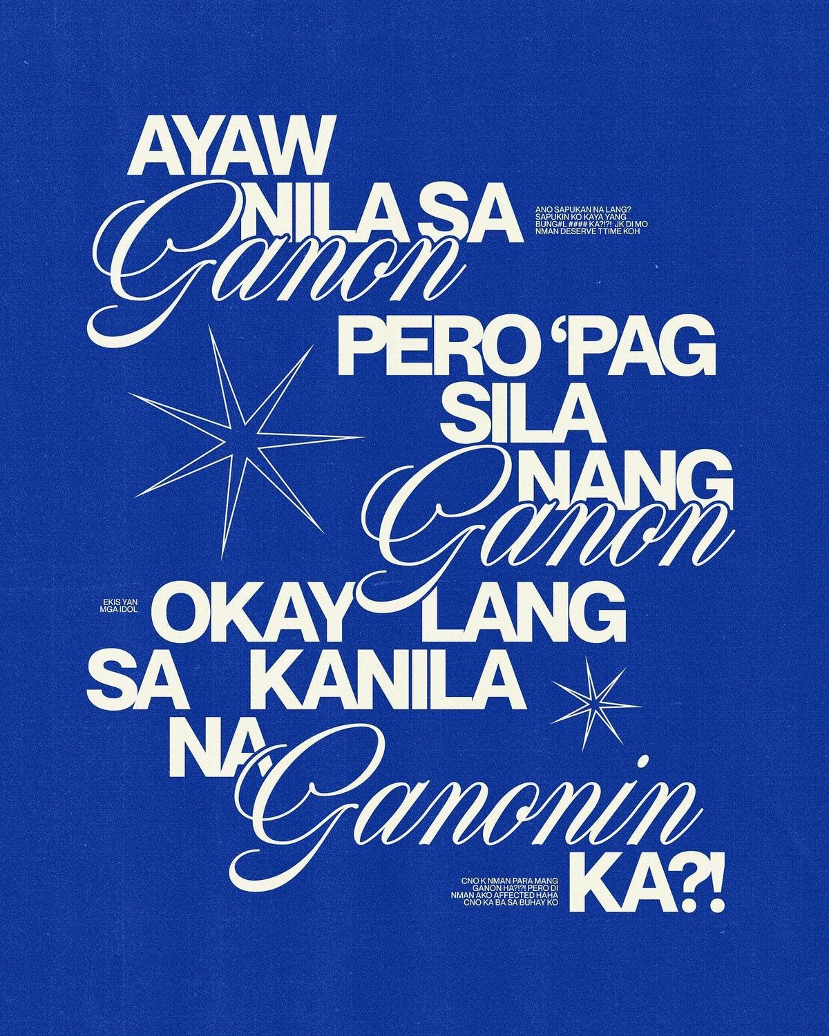 Different fonts in a visual layout