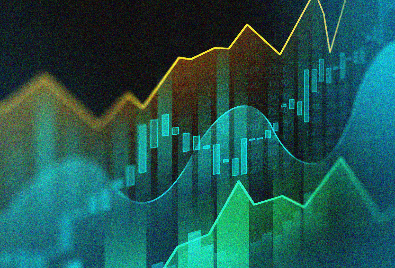 Line and bar graphs