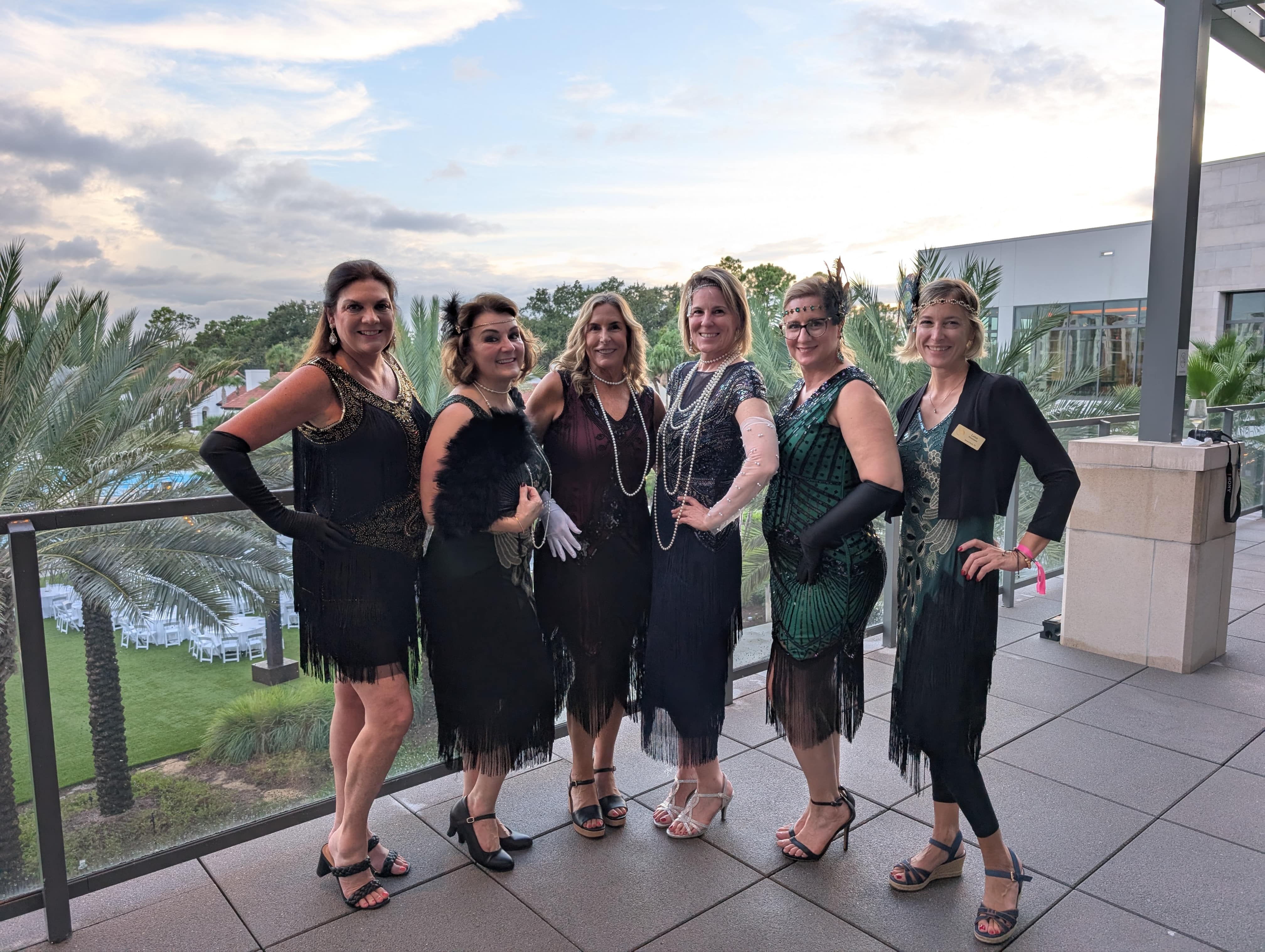 Gathering of travel advisors on cruise ship