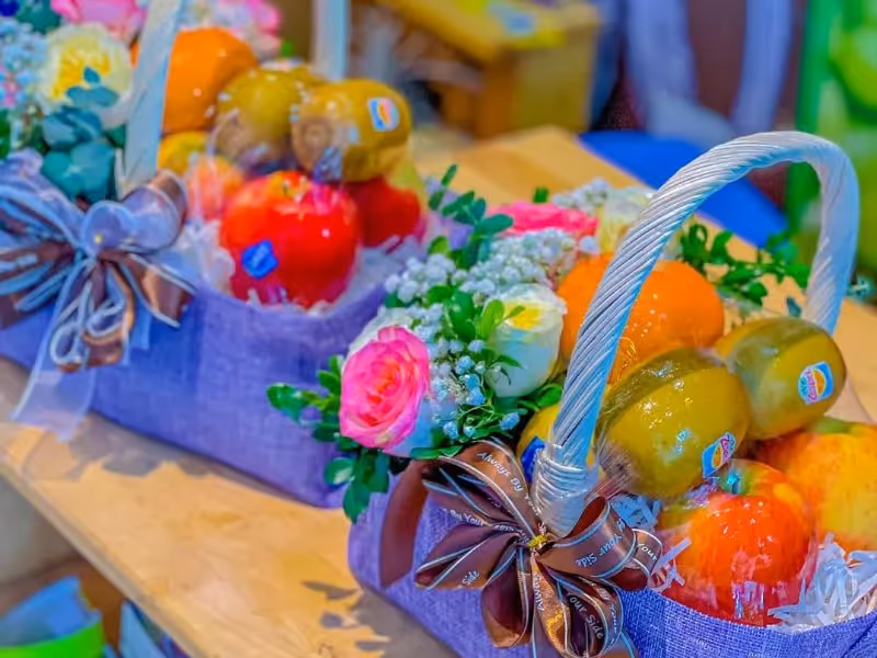 Giỏ Hoa Quả Na Rì