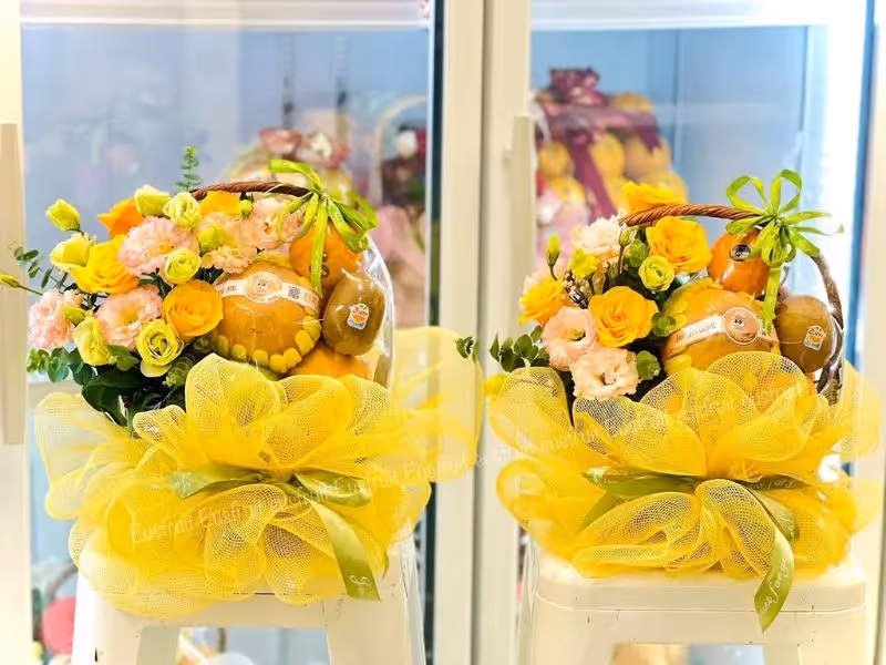 Giỏ Hoa Quả Kon Plông