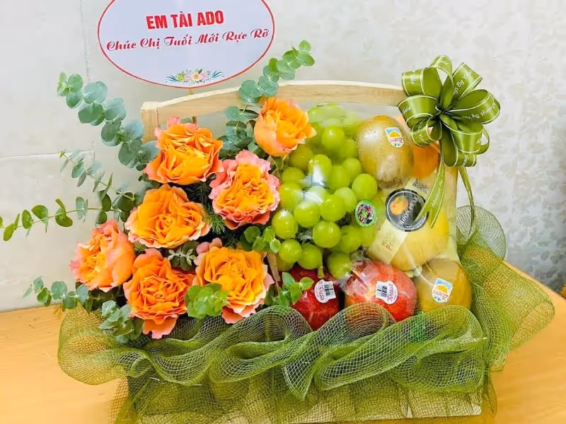 Tiệm Giỏ Trái Cây Kon Rẫy