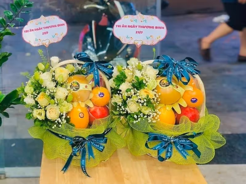 Giỏ Hoa Quả Xuân Lộc, Đồng Nai
