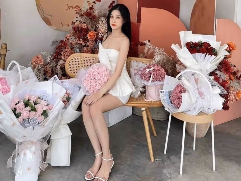 Cửa Hàng Hoa Sáp Trà Bồng, Quảng Ngãi 