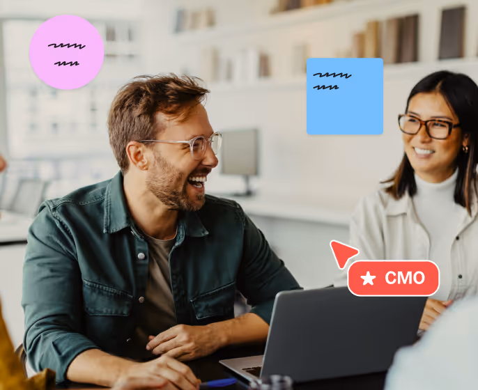 Marketing team meeting illustrating how to build omnichannel campaigns that converts using Mural.