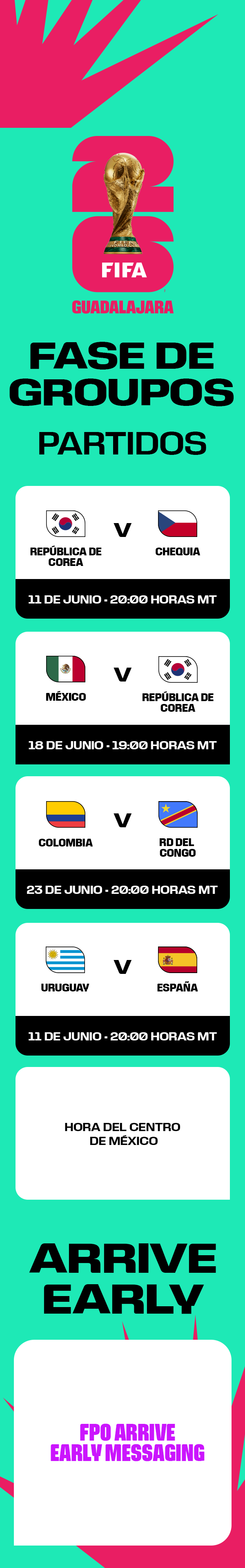 Guadalajara airport arrival screen identity and fixtures