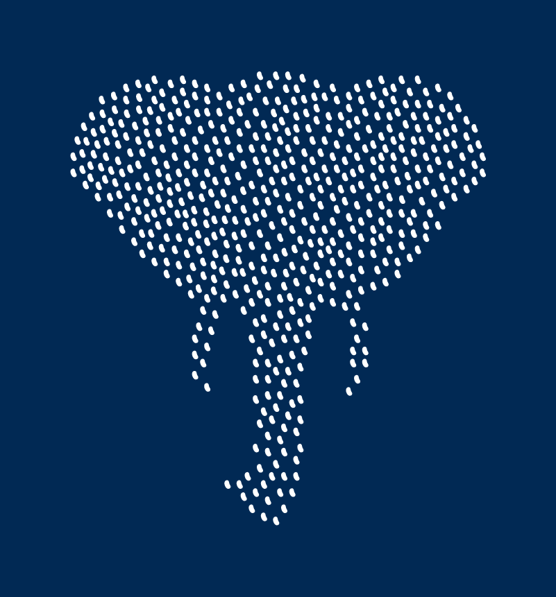 Elephant made out of jellybeans