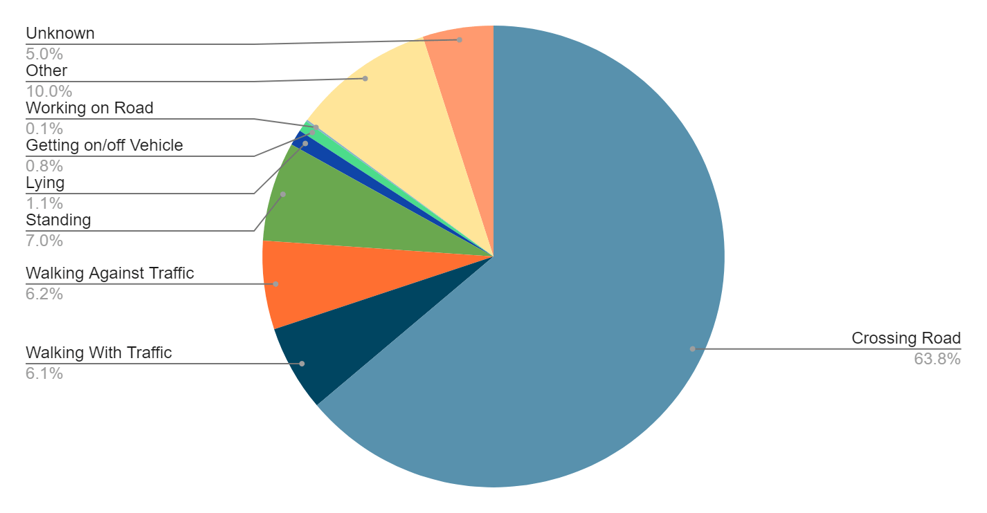 Causes of Pedestrian Injury (2021)